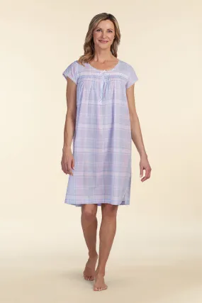 100% Cotton Woven Short Nightgown | Clearance only