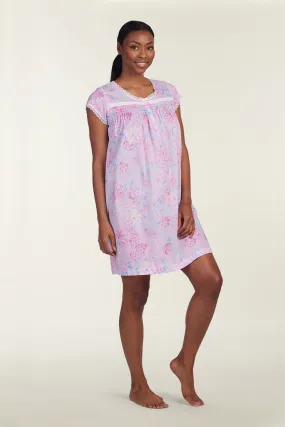 100% Cotton Woven Short Nightgown | Clearance only