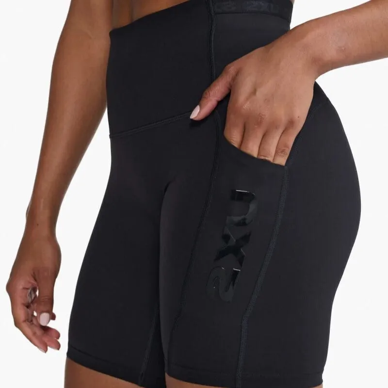 2XU Form Stash Hi-Rise Bike Short | Black | Womens