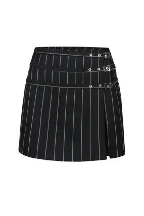 ABRA HOT STRIPED MINI SKIRT