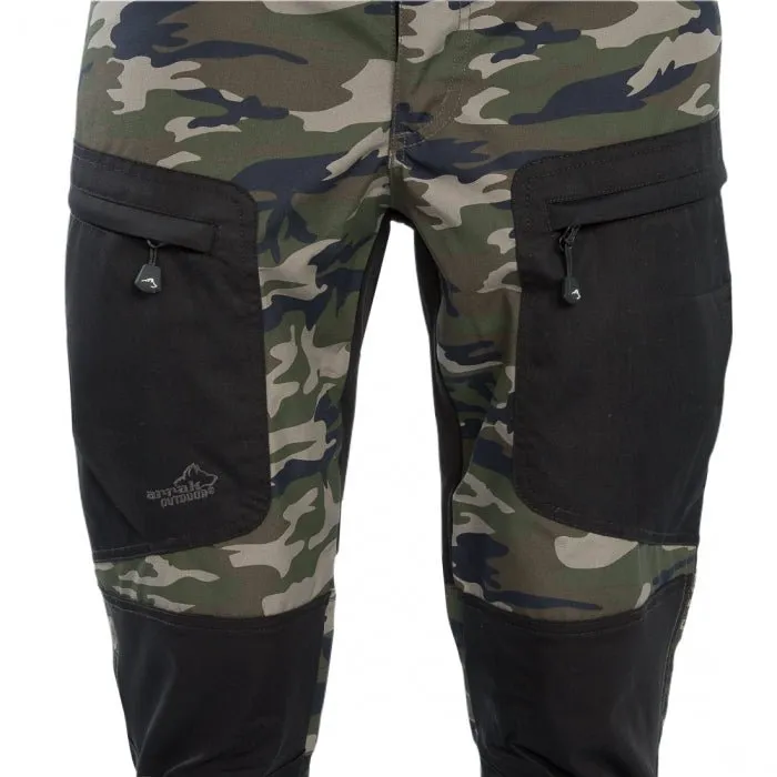 Active Stretch Pants Lady Camo Olive (Long)