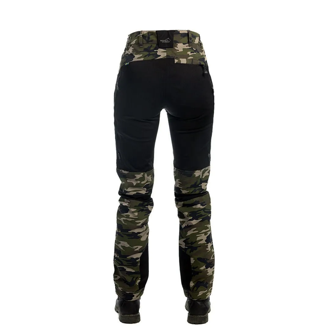 Active Stretch Pants Lady Camo Olive (Long)