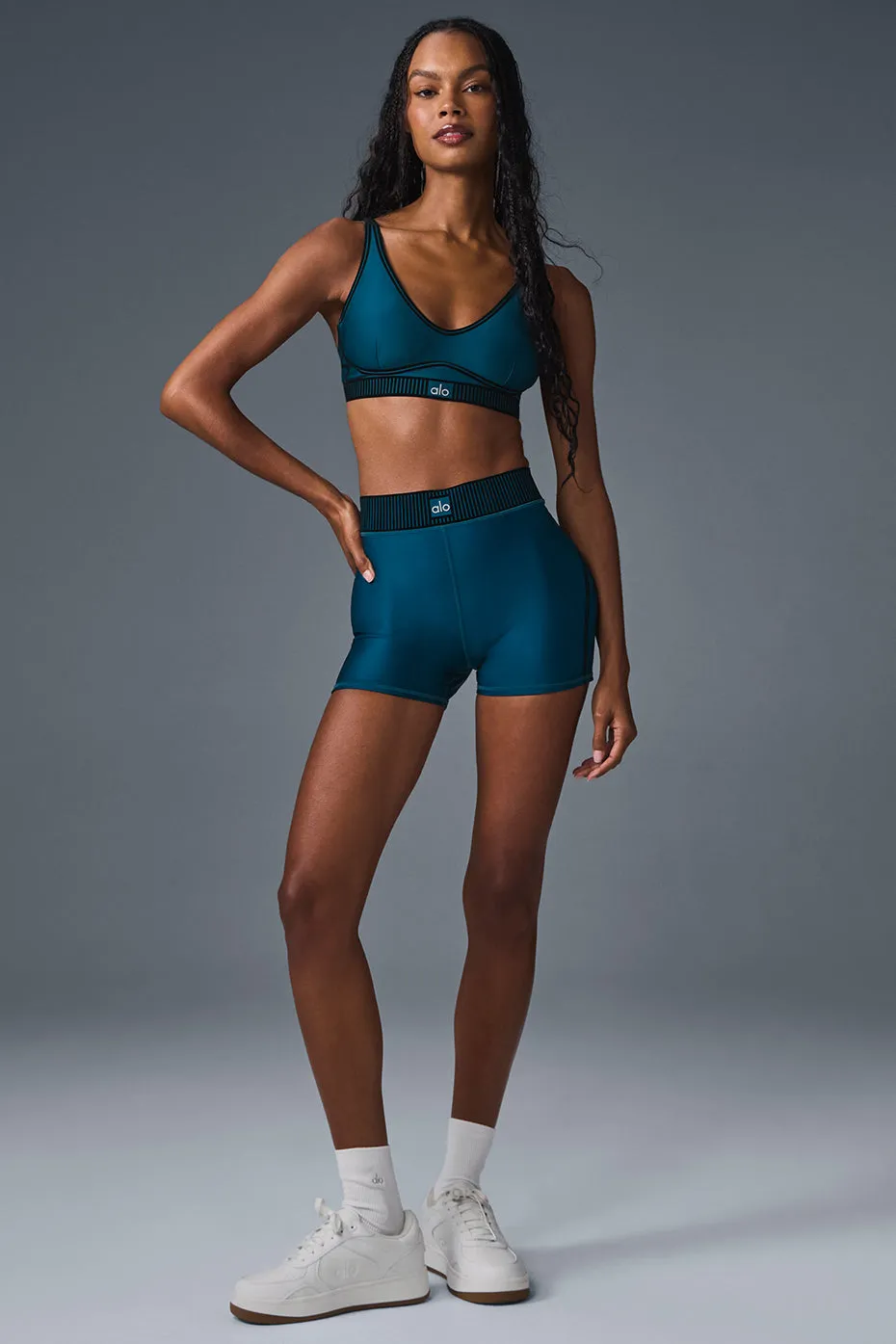 Airlift High-Waist Line Up Short - Eclipse Blue