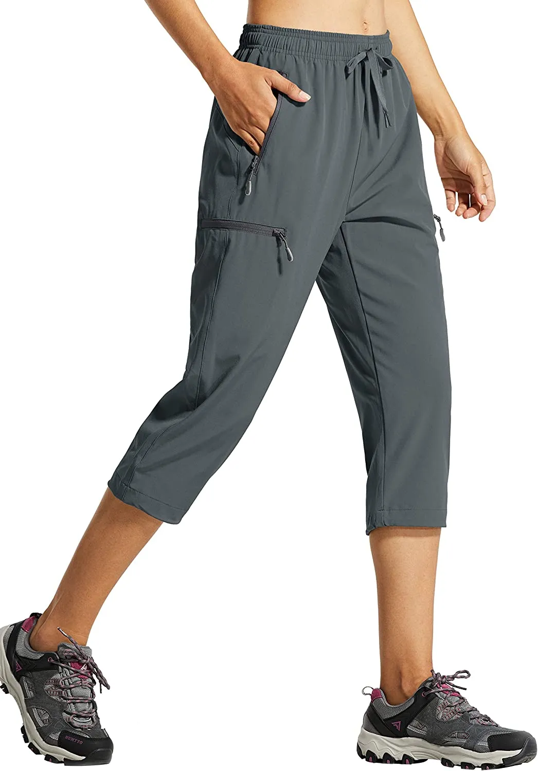 Amy Fashion - Cargo Hiking Pants Lightweight Quick Dry Capri Pants