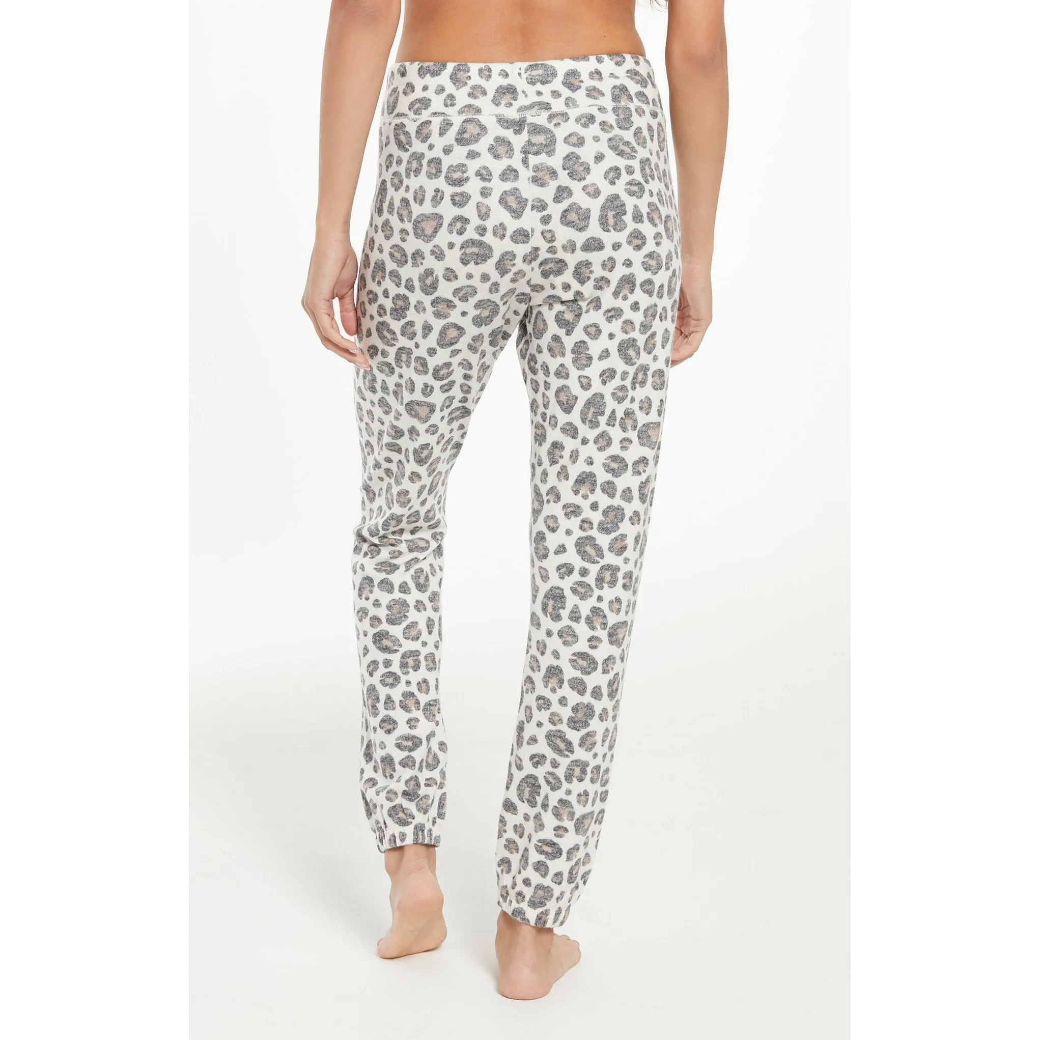 Ava Brushed Leopard Jogger