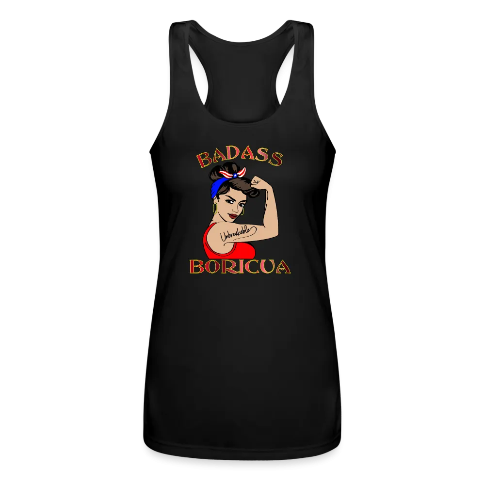 Badass Boricua Unbreakable Women’s Racerback Tank