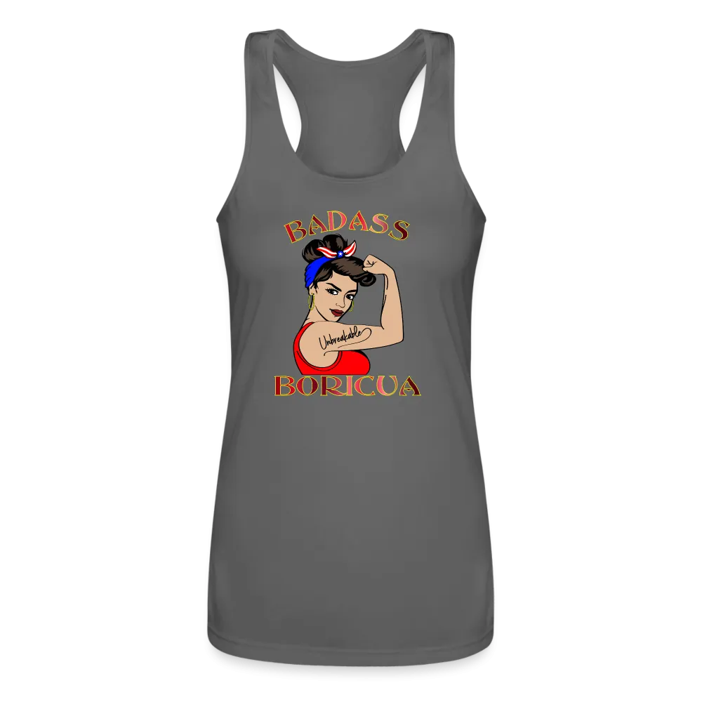 Badass Boricua Unbreakable Women’s Racerback Tank