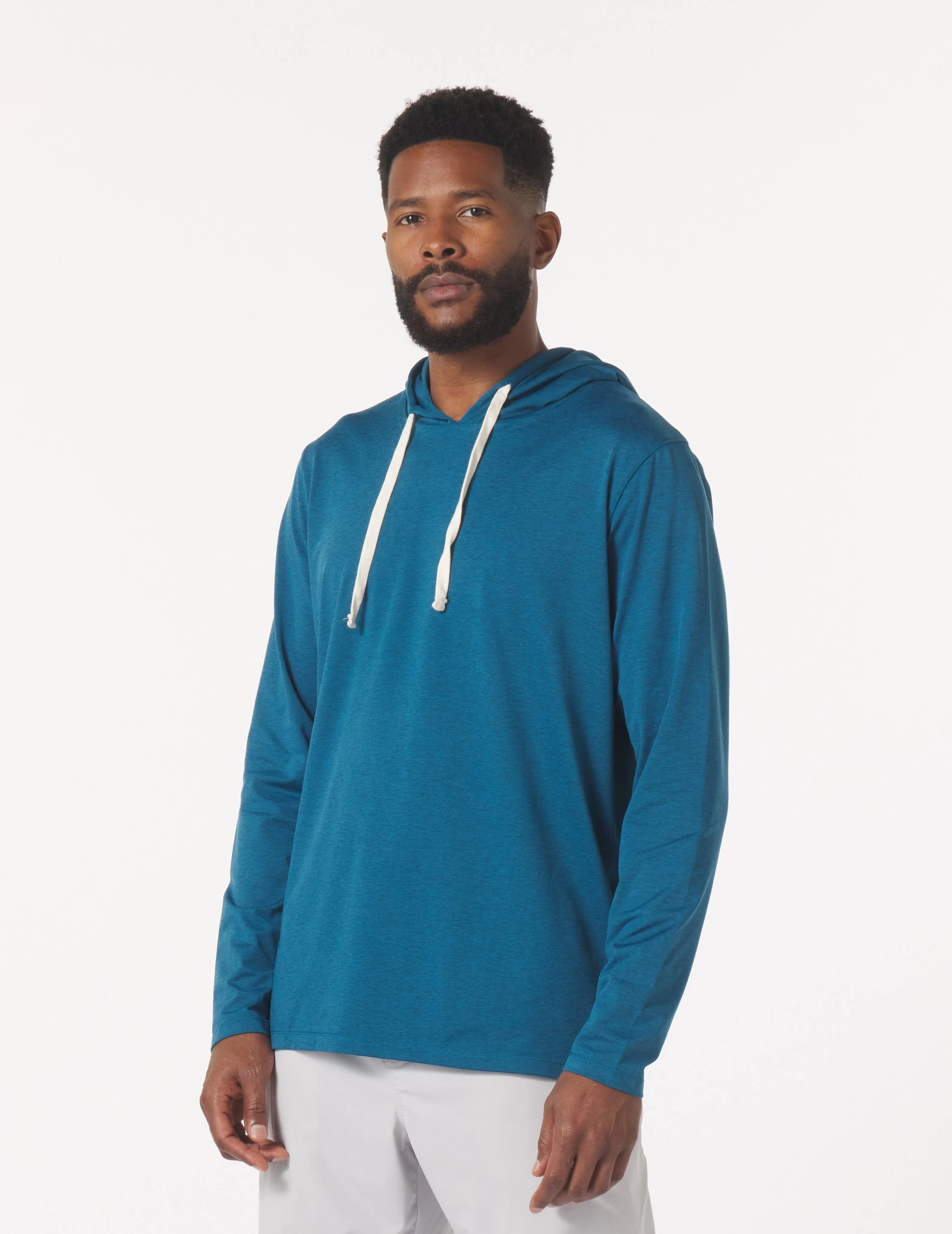 Bedford Hoodie: Moroccan Blue Marble