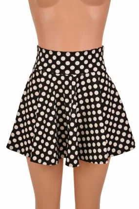 Black & White Polka Dot Skirt