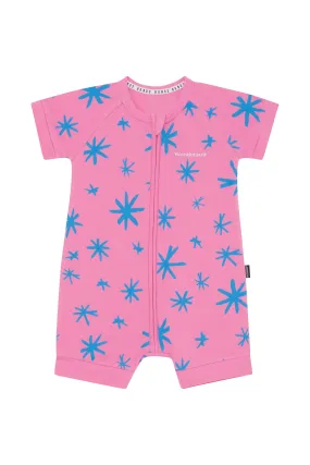 Bonds Zip Romper - Stella Symmetry Pink