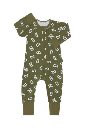 Bonds Zip Wondersuit - Bonds Game Day Survivor Khaki