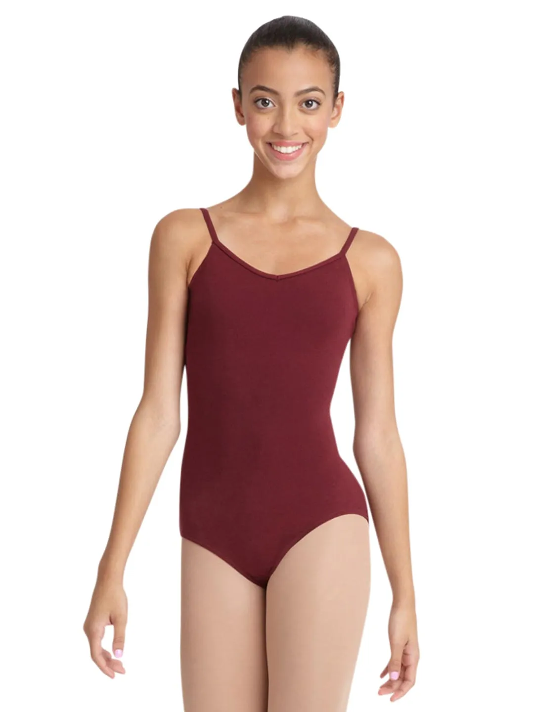 CAPEZIO CC102C  V NECK CAMISOLE LEOTARD