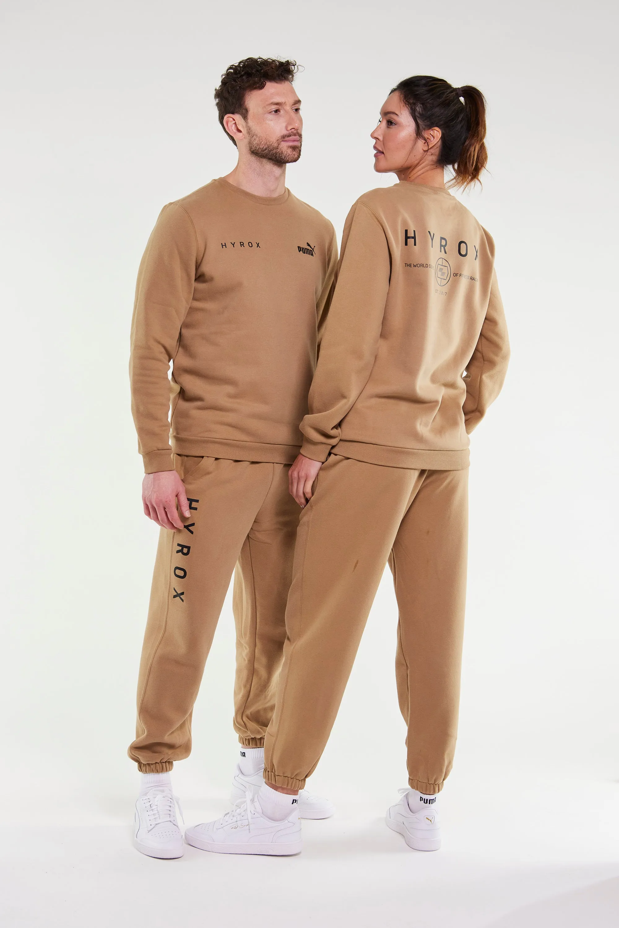 Feel Good Tracksuit Bundle: Beige Sweater and Jogger Set