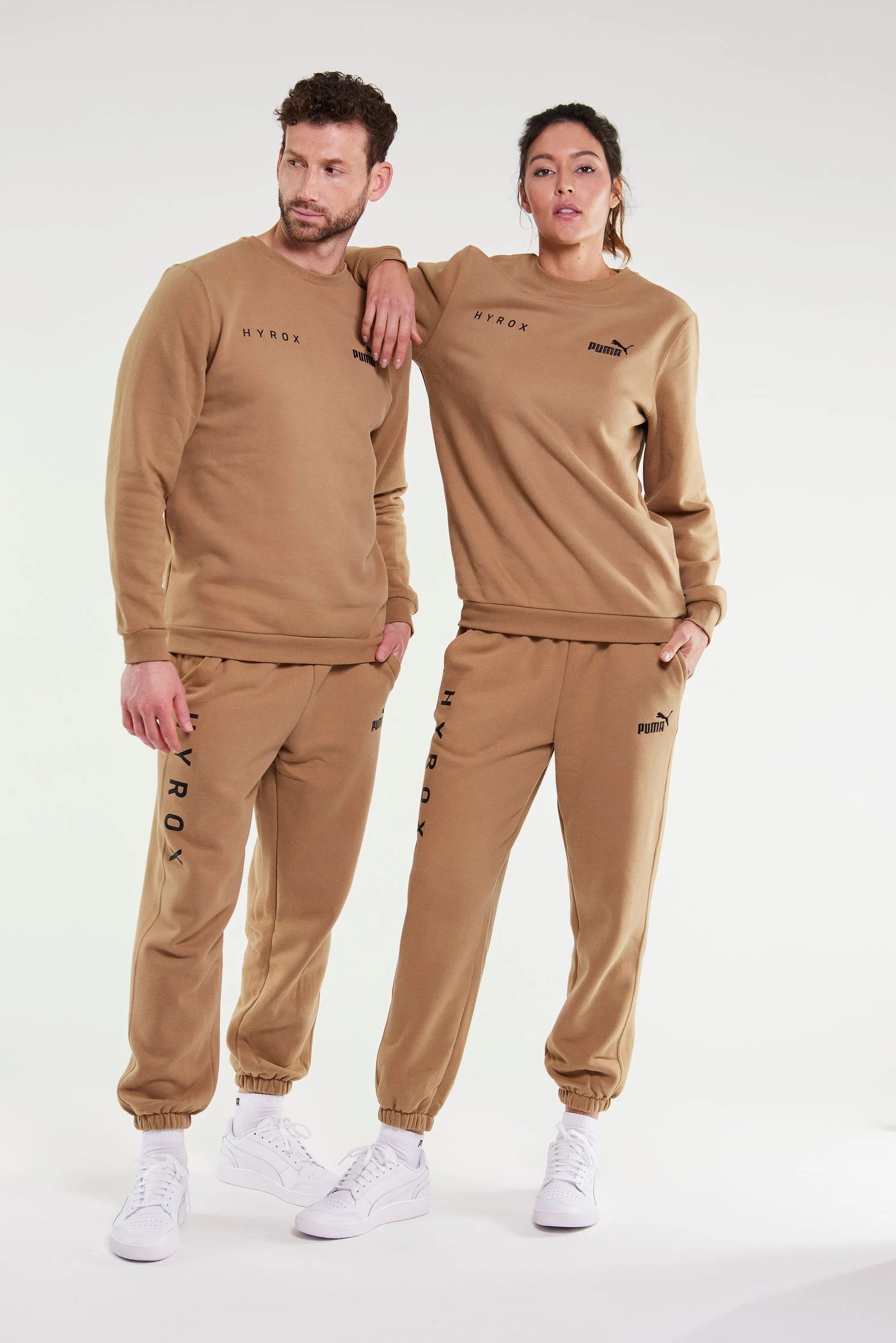 Feel Good Tracksuit Bundle: Beige Sweater and Jogger Set