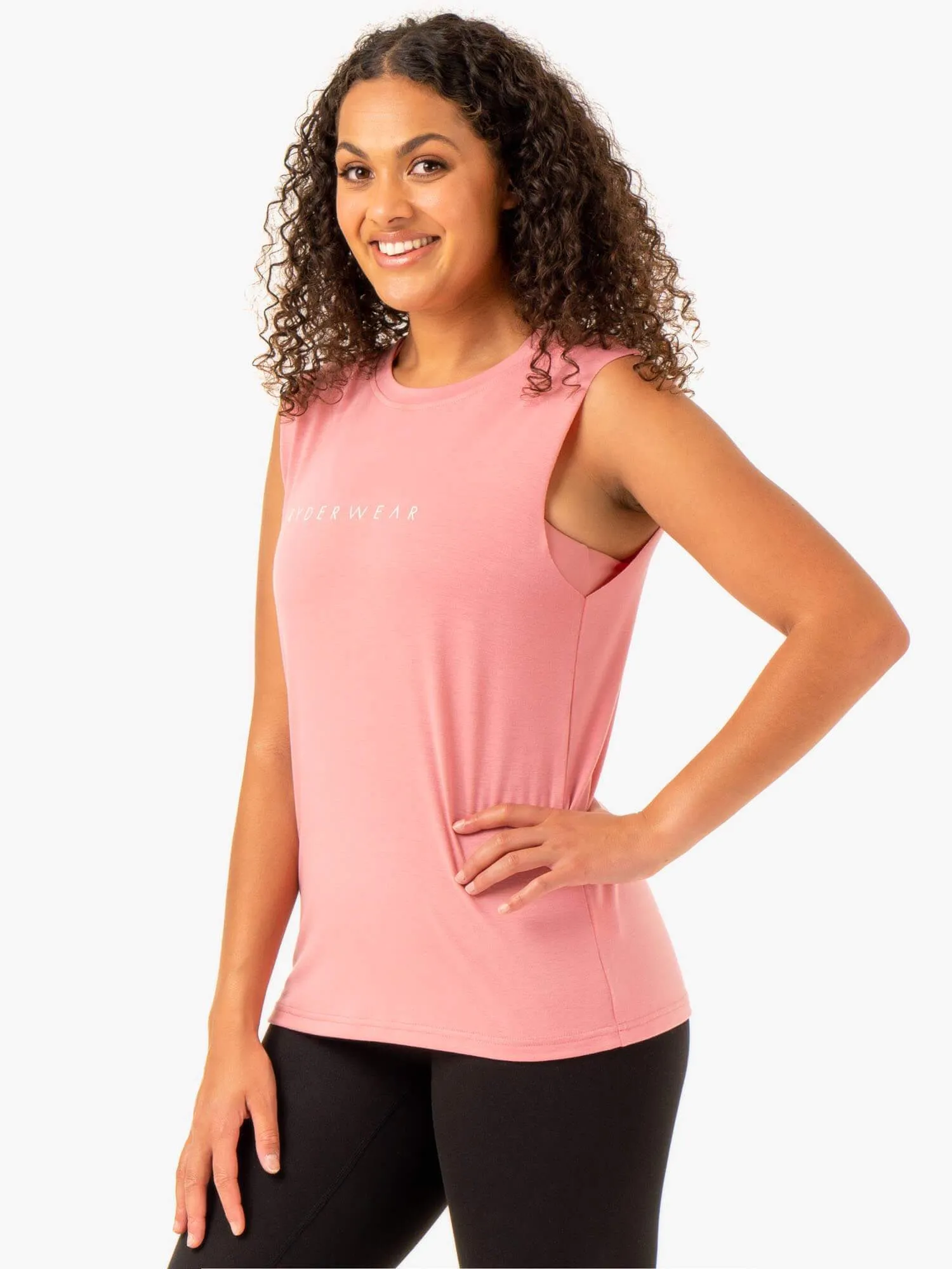 Foundation Muscle Tank - Blush Pink