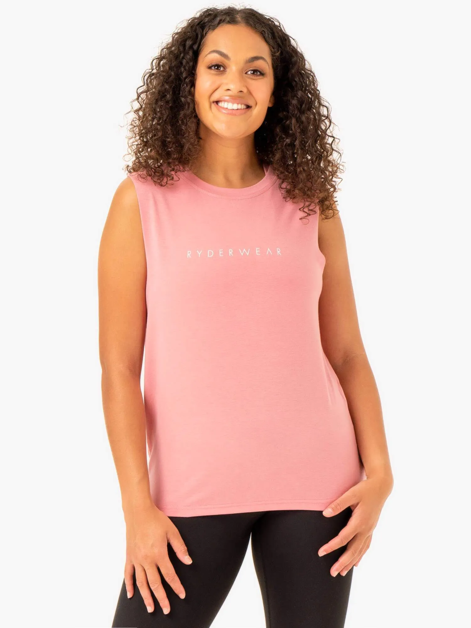 Foundation Muscle Tank - Blush Pink