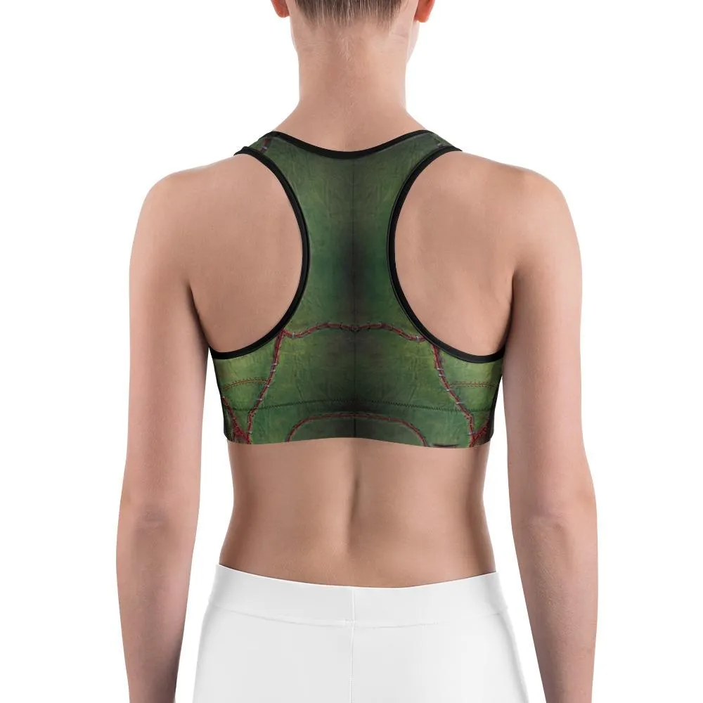 Frankenstein Inspired Sports Bra