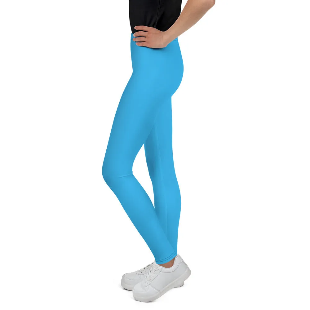 GG - Youth Leggings - Deep Sky Blue