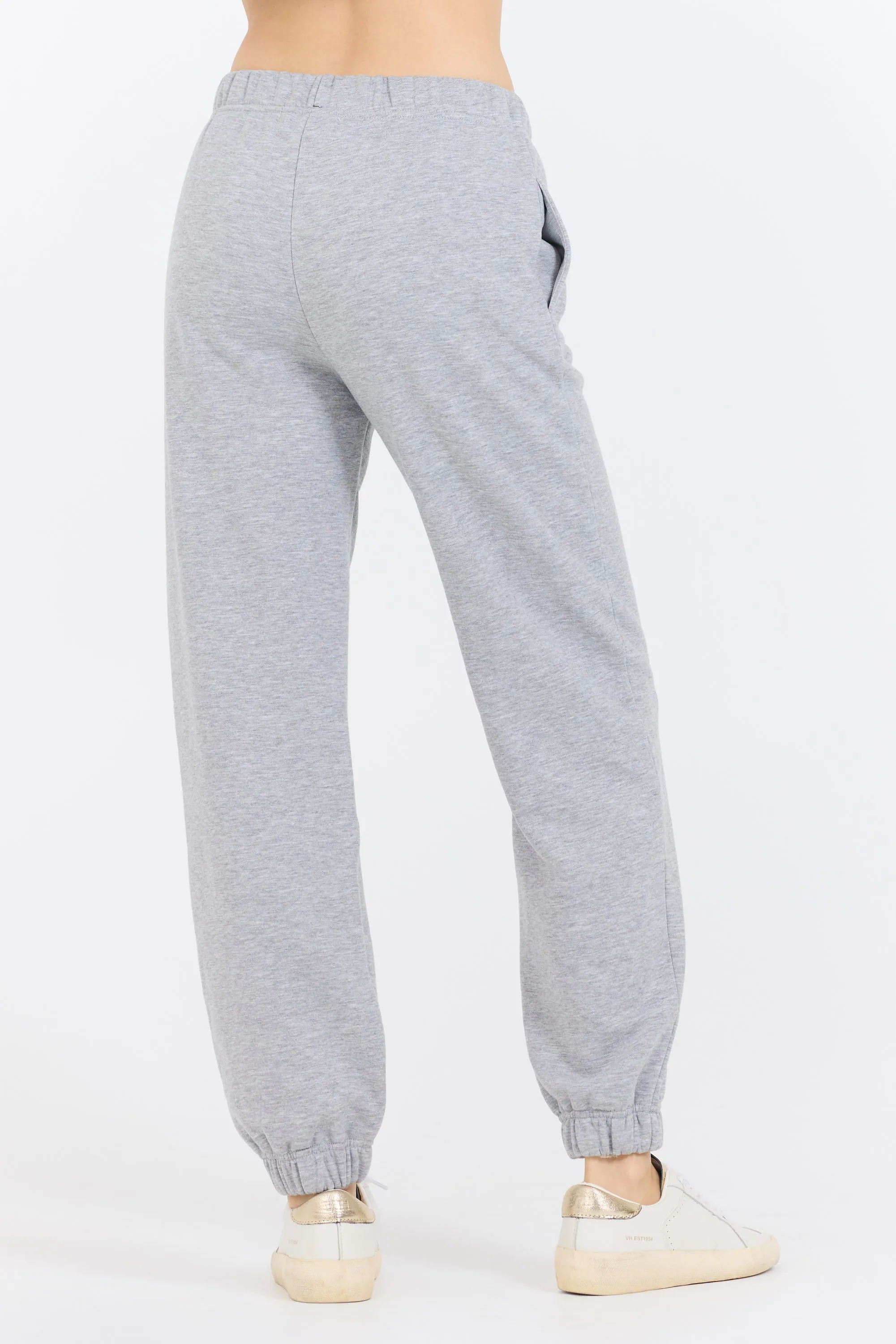 Heather Grey Essential Fleece Jogger W/ Self Love Club Jogger