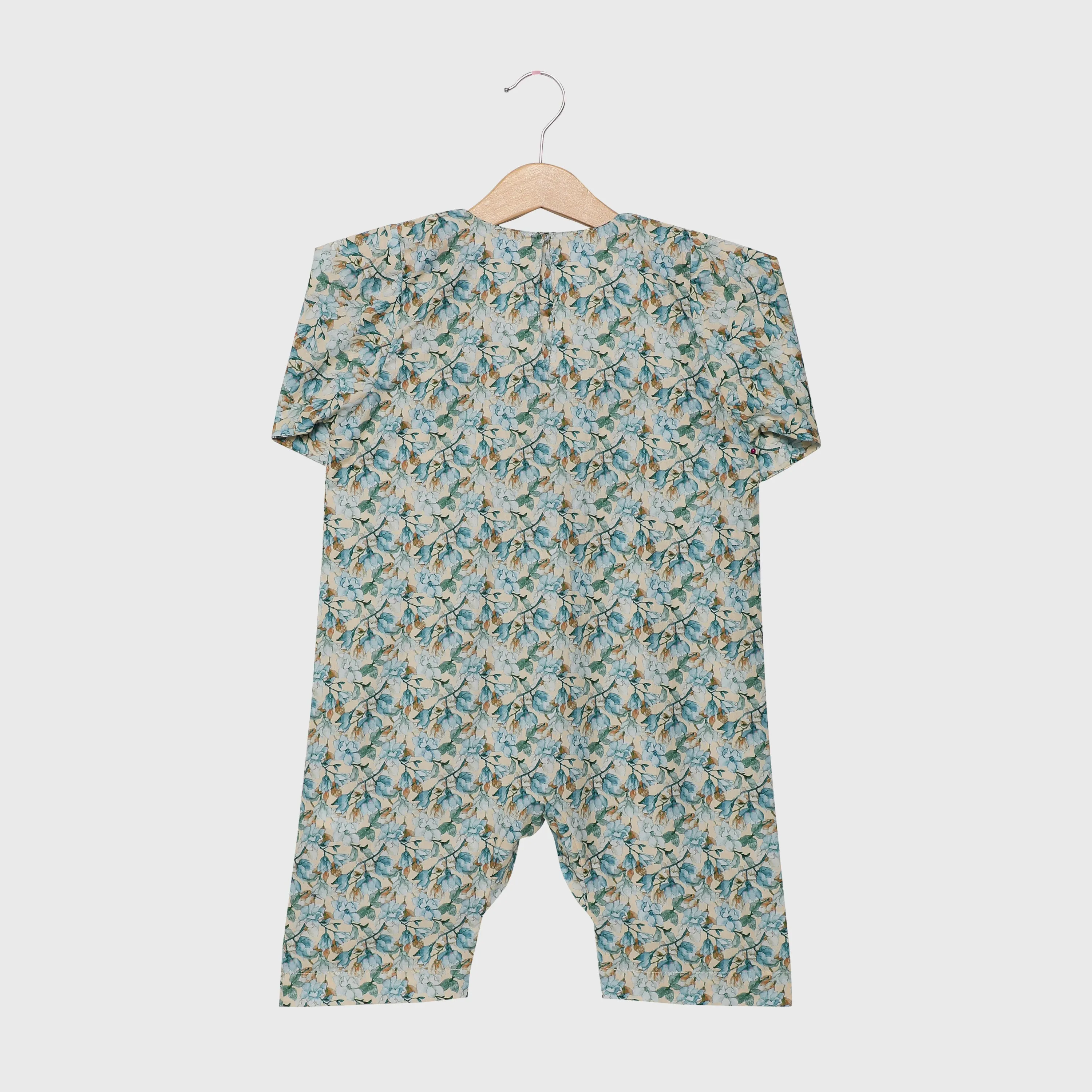 Jalabiya Onesie - Floral Collection - Green