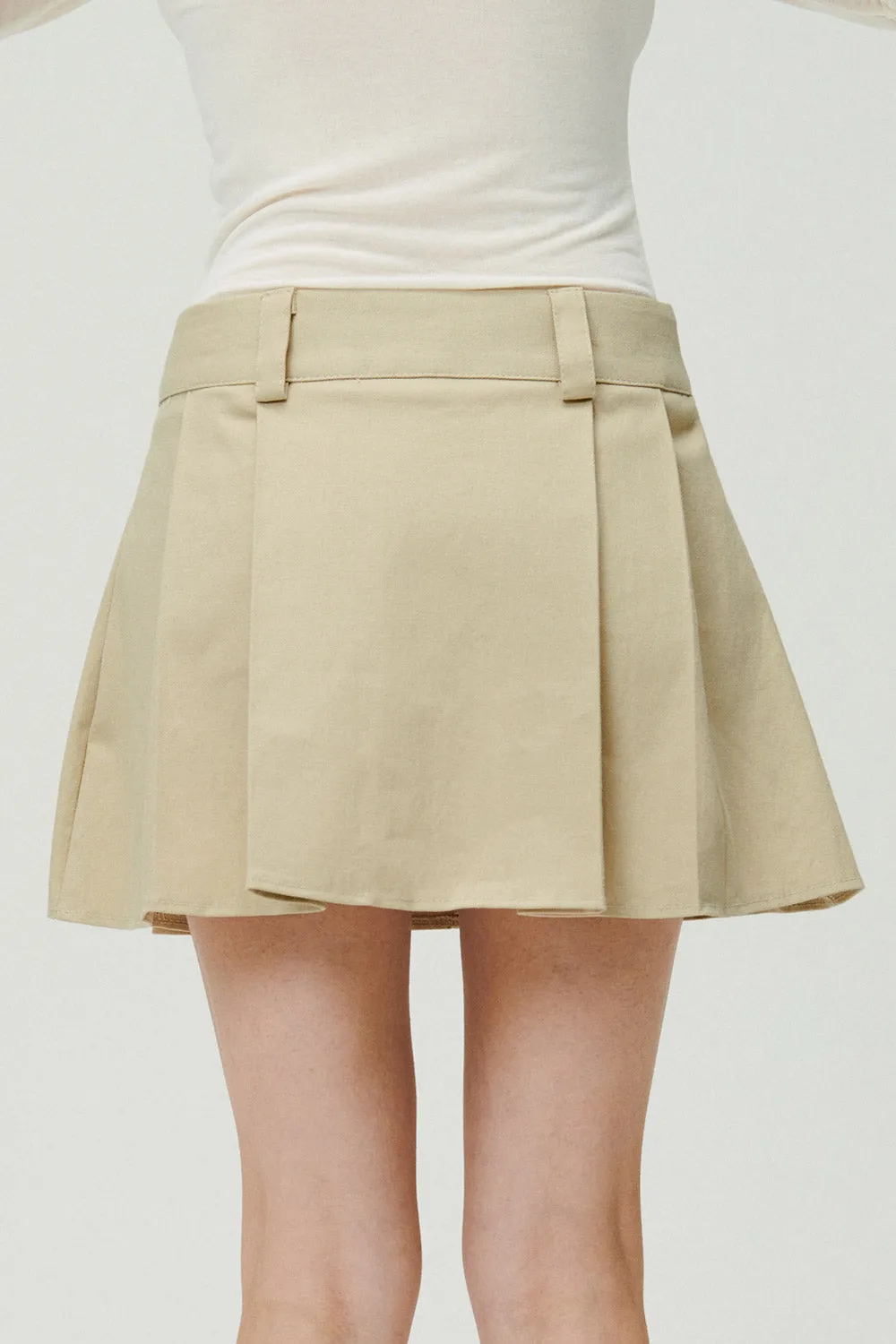 Jennifer Low-rise Pleats Skort