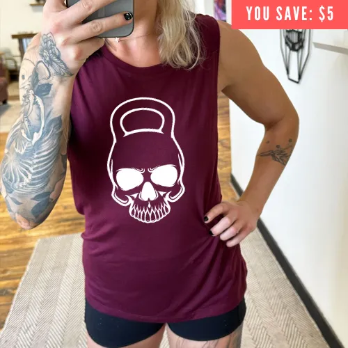 Kettlebell Skull Muscle Tank