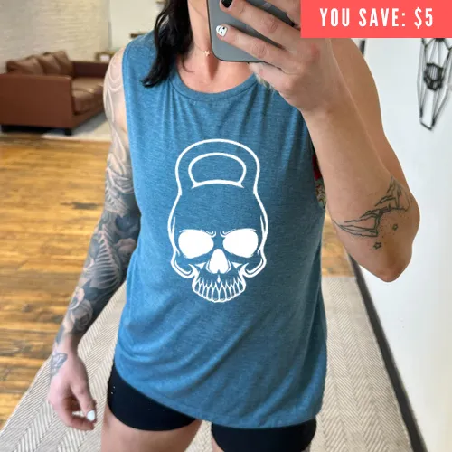 Kettlebell Skull Muscle Tank