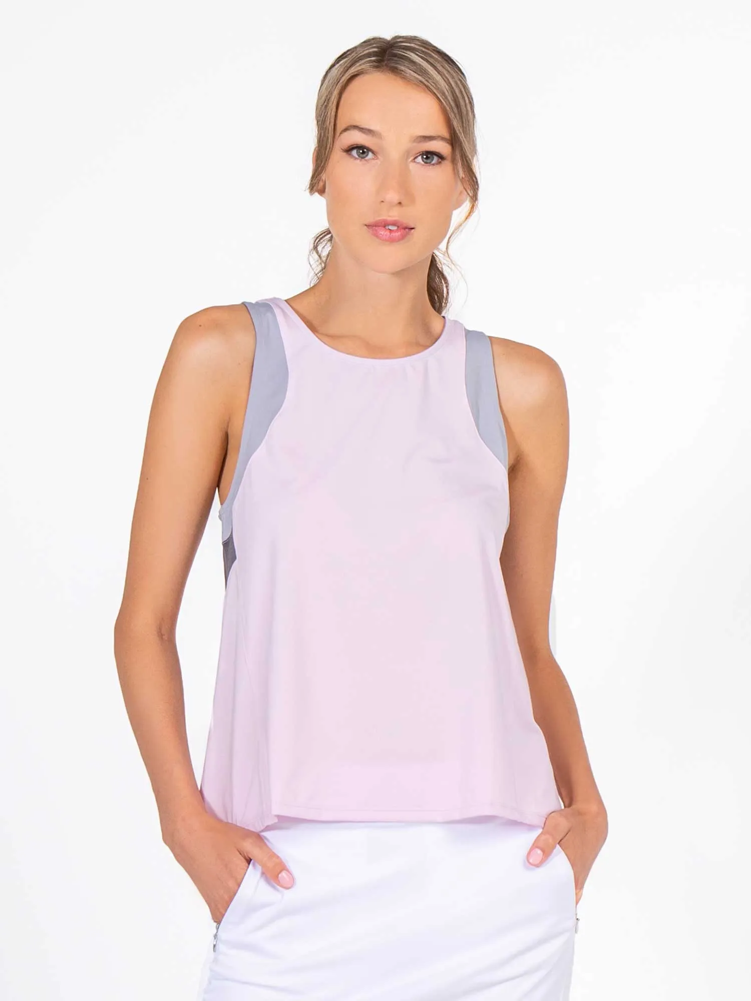 Lilian Tennis & Active Tank - Ice Pink Combo