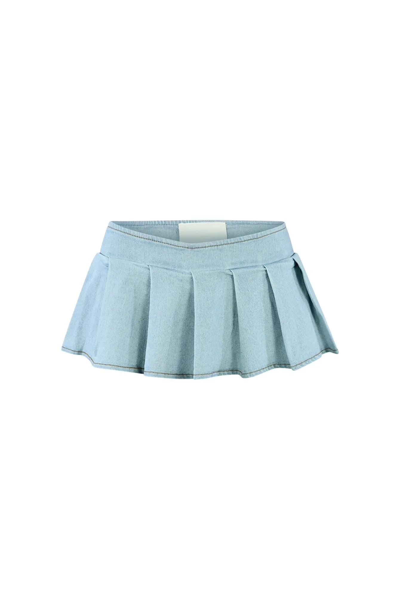 Lottie Low Rise Denim Mini Skirt