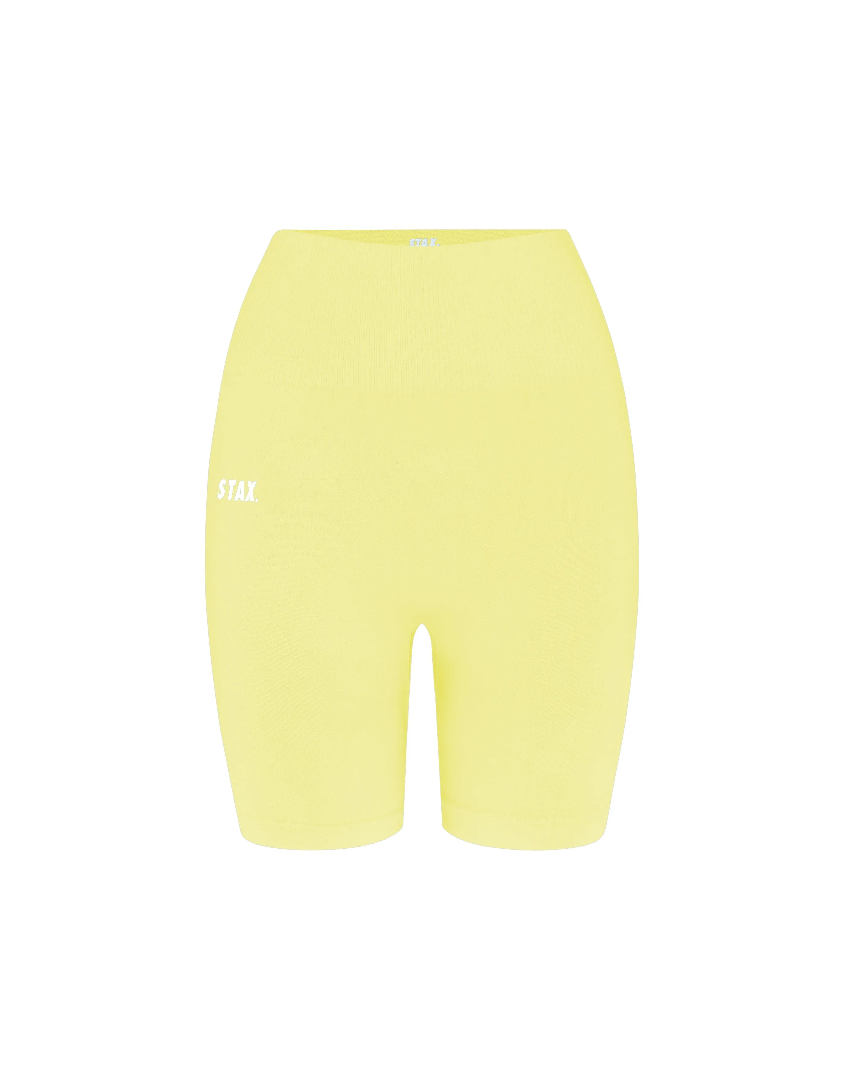 Premium Seamless Midi Bike Shorts V5.1 - Lemon