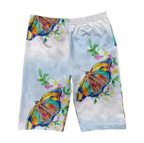 PREORDER Wildflower Butterfly Kids' Bike Shorts (Ships w/c 16th Sept)