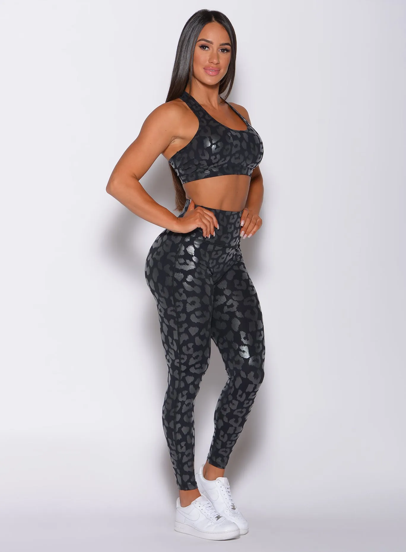 Shine Leopard Leggings