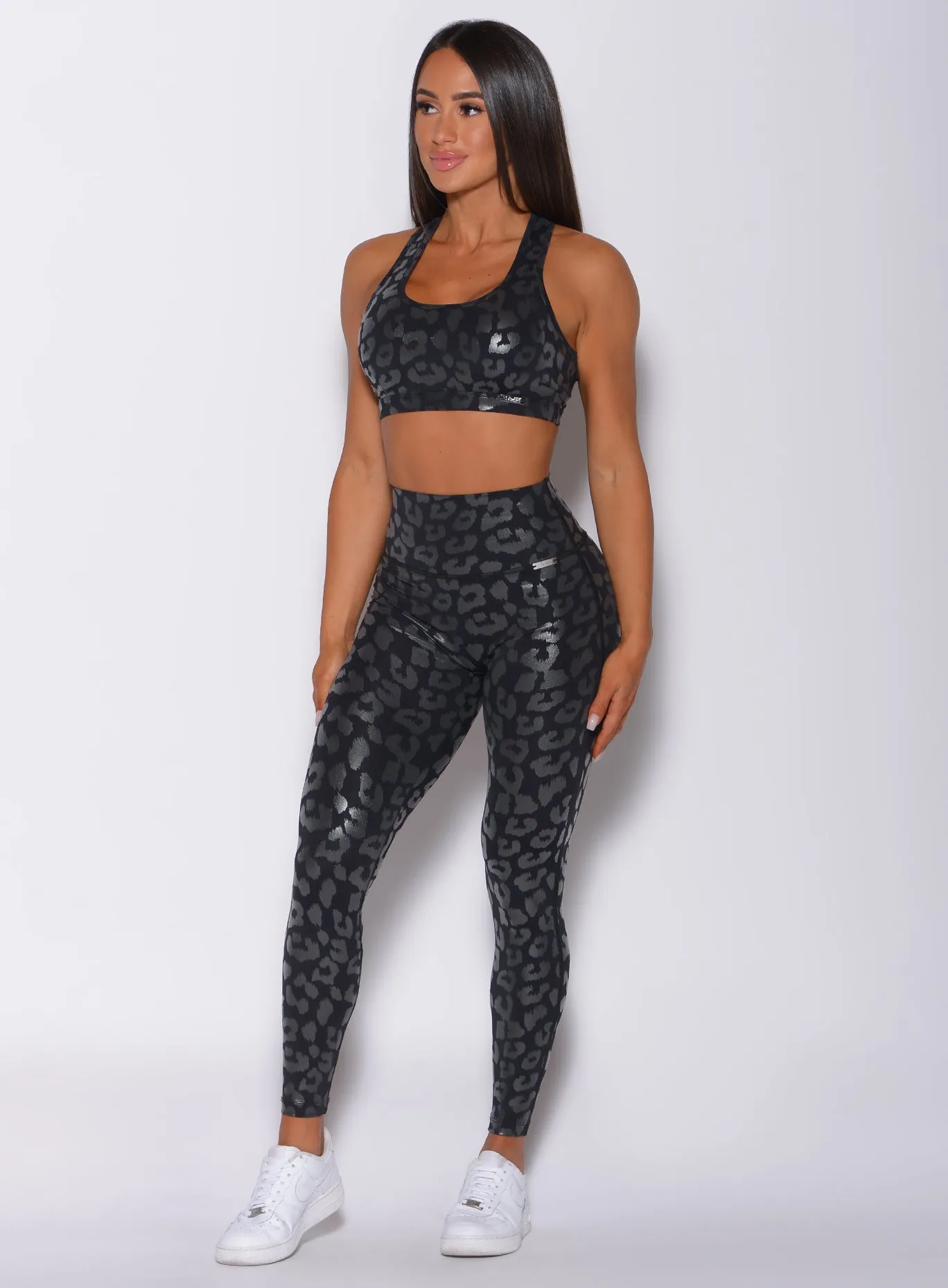 Shine Leopard Leggings