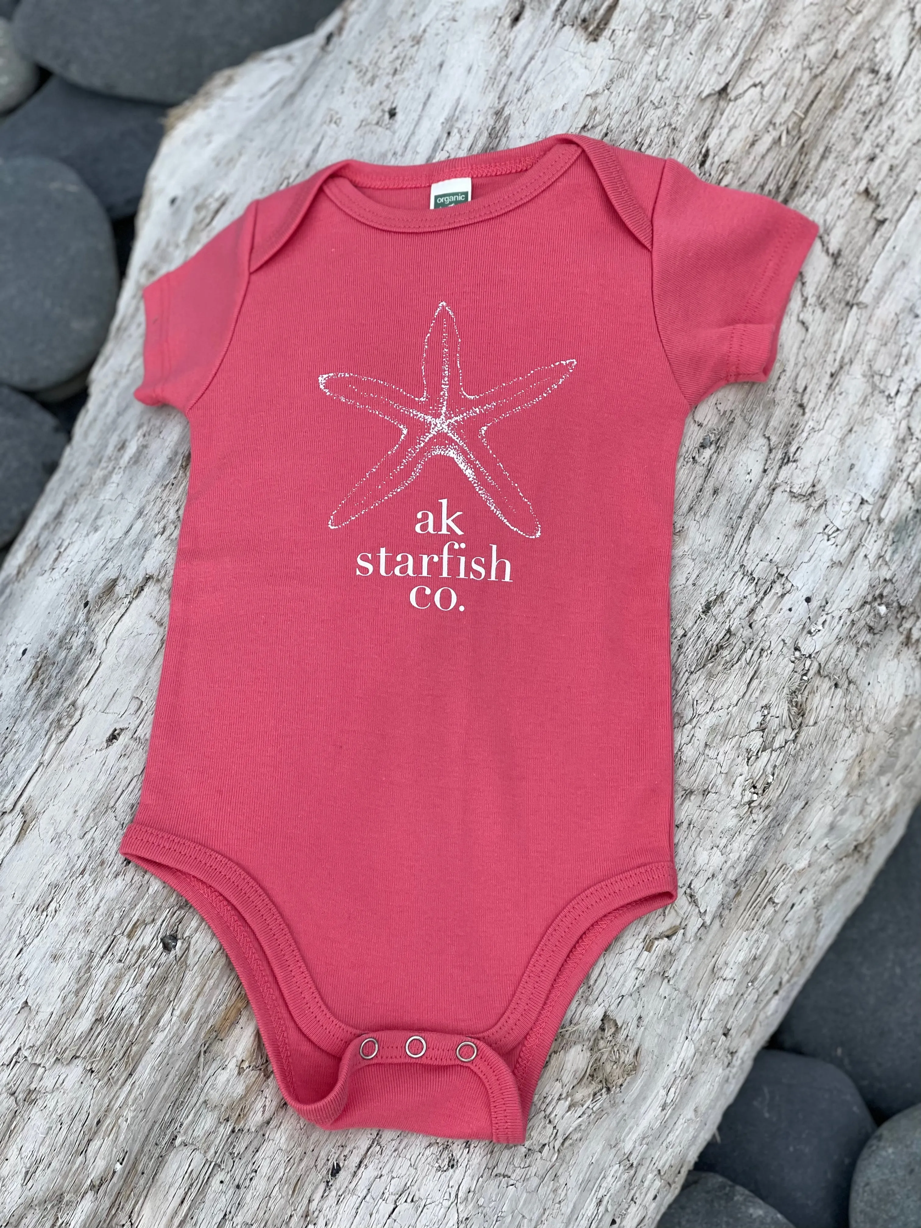 Shrimp AK Starfish Co. Onesie