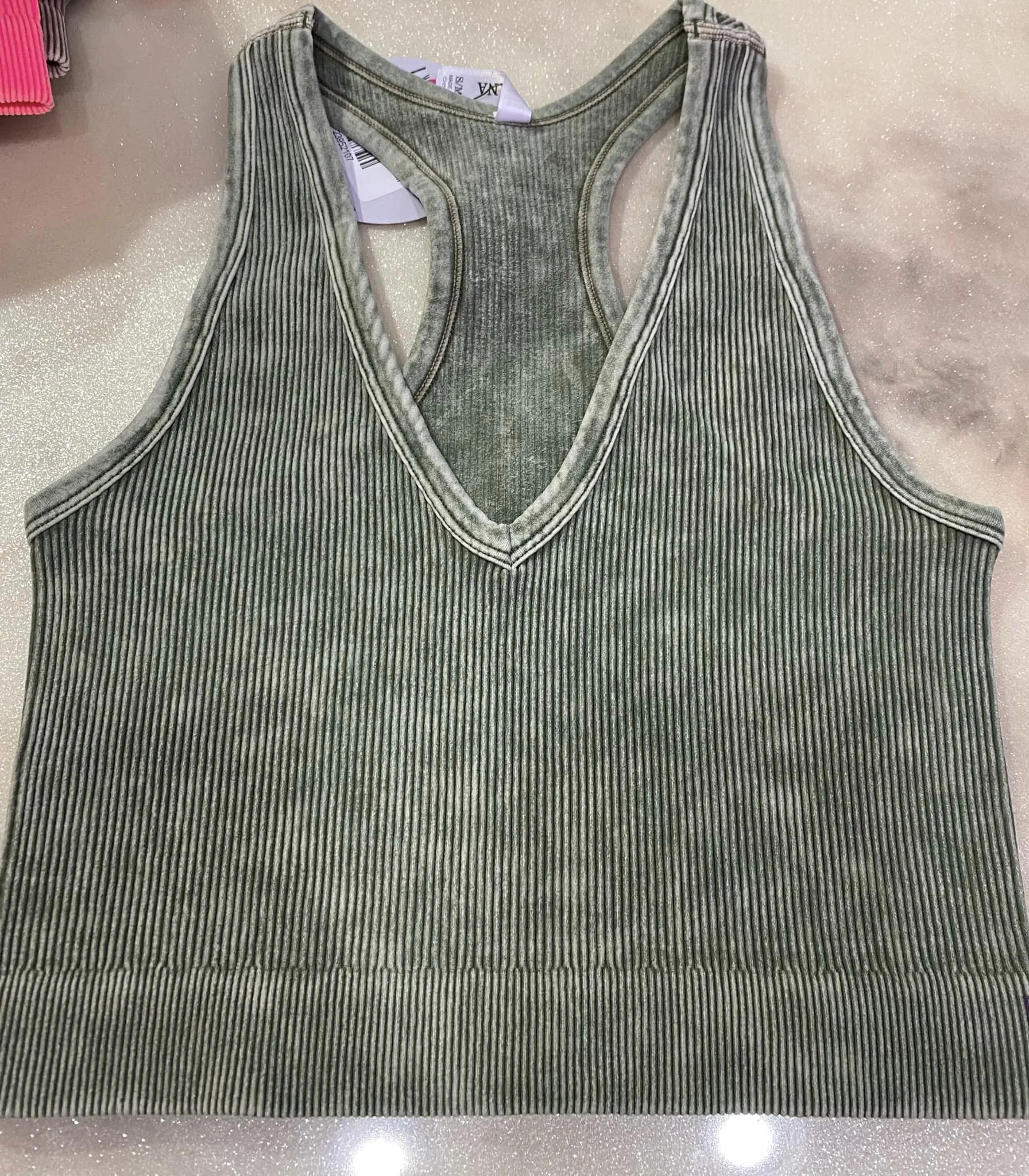 Vintage Washed V Tank