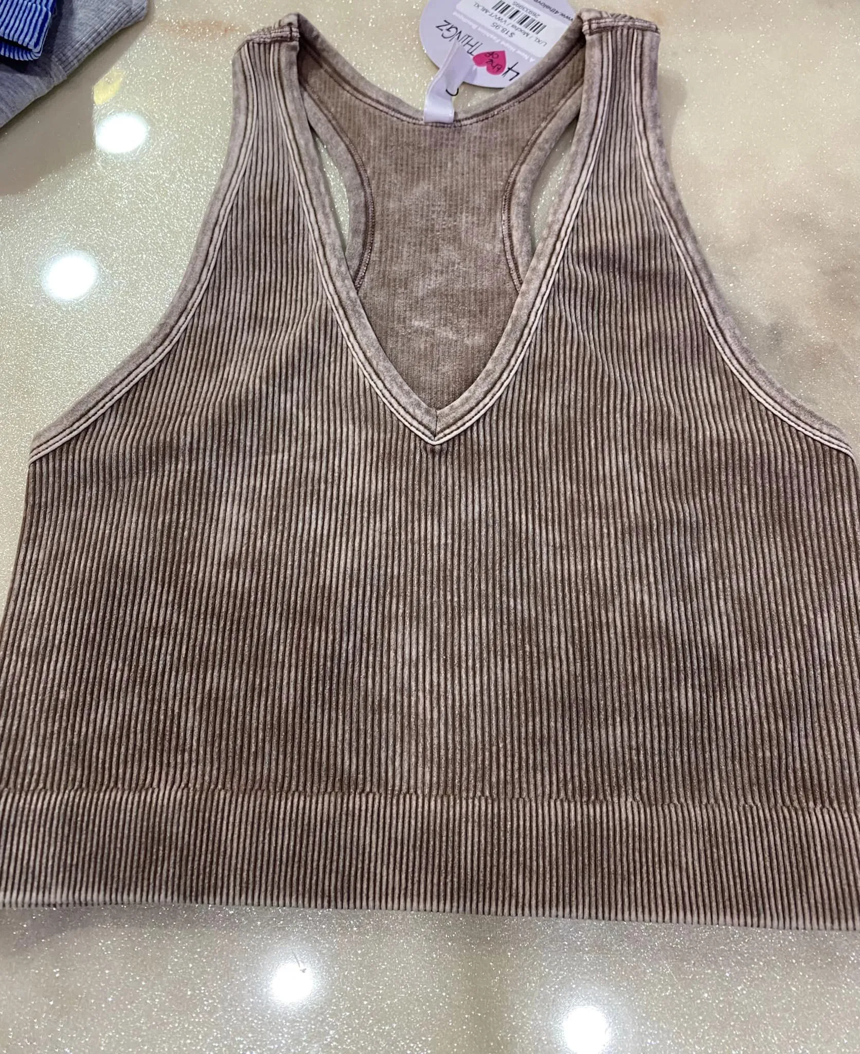 Vintage Washed V Tank