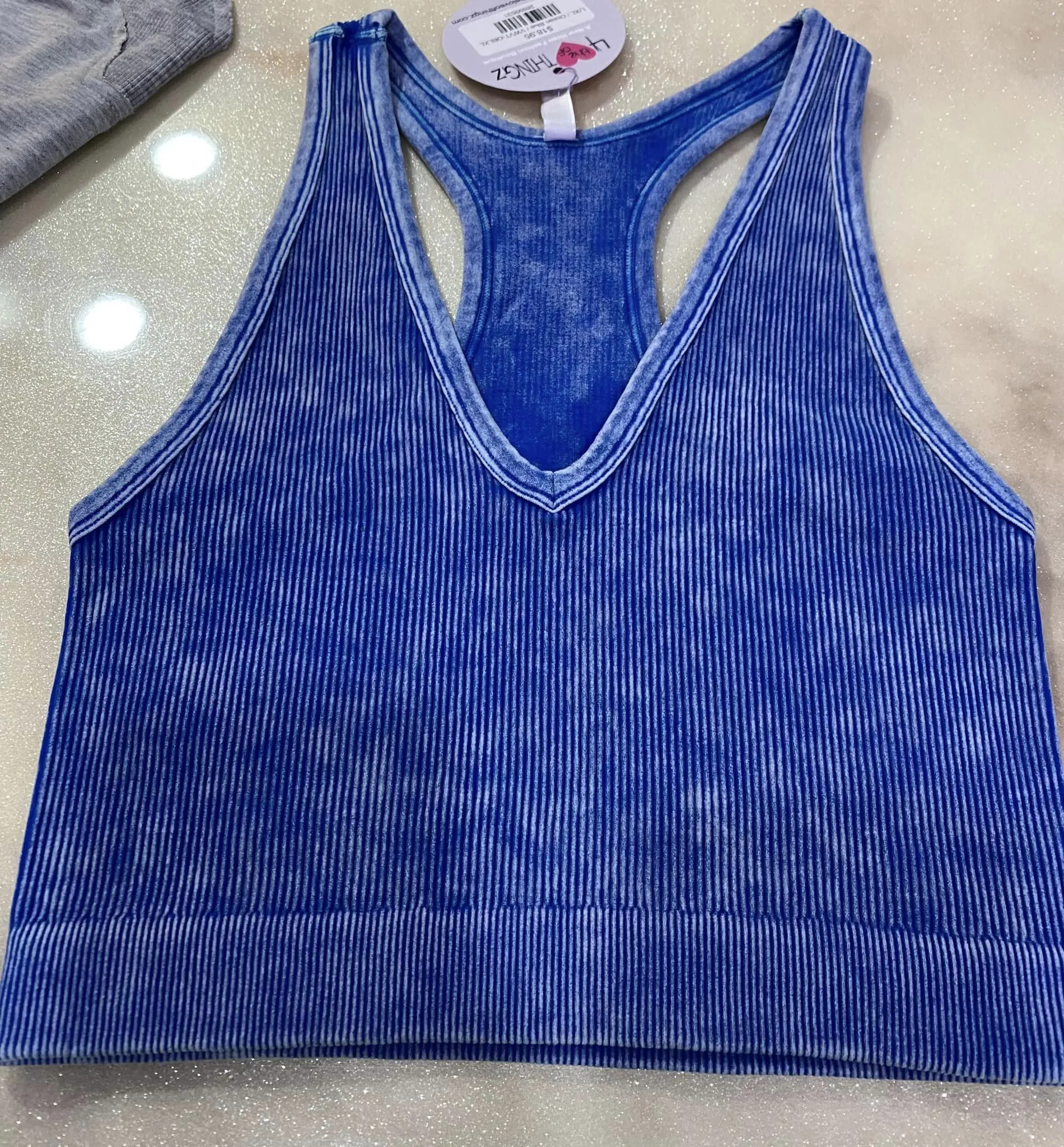 Vintage Washed V Tank