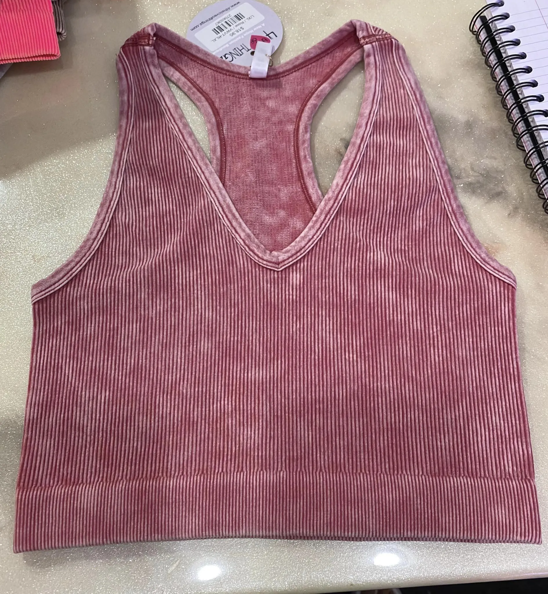 Vintage Washed V Tank