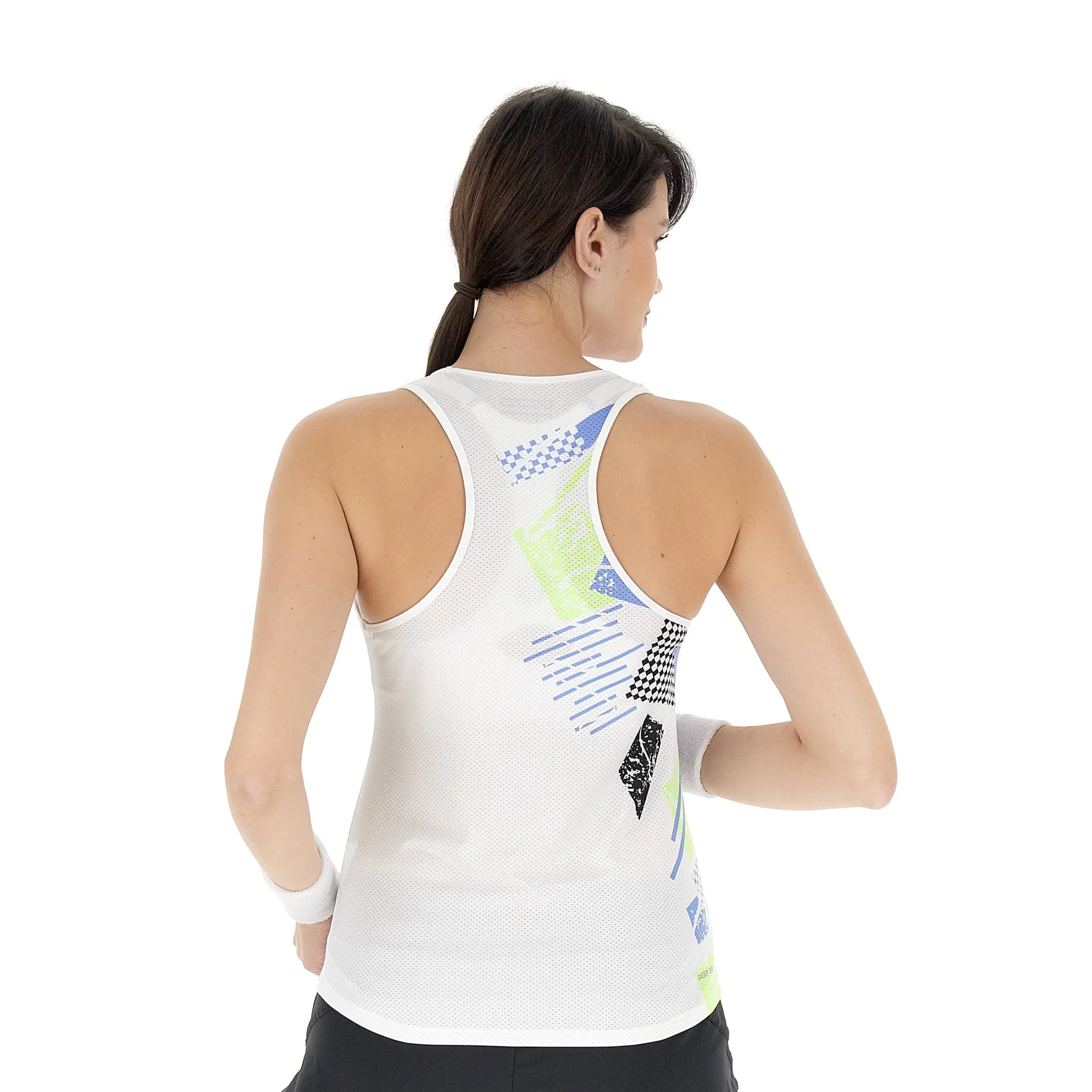 Women's White Tech I D5 Tee Tank